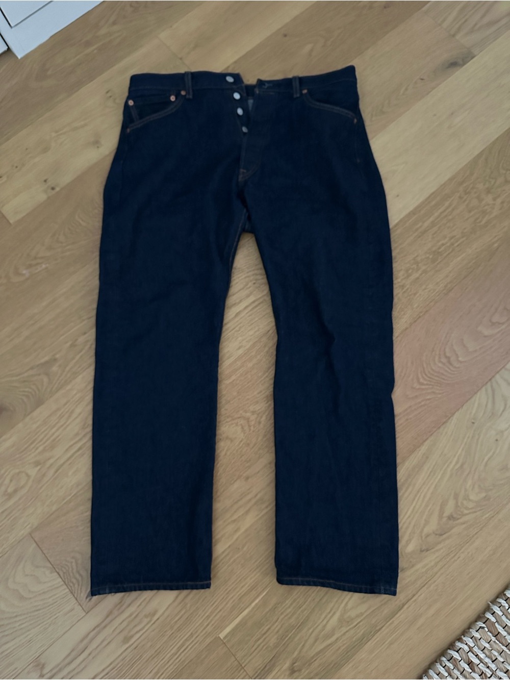 Levi’s 501 stf shrink to fit 34 34x29.5 35x31 rigid raw dry jeans denim